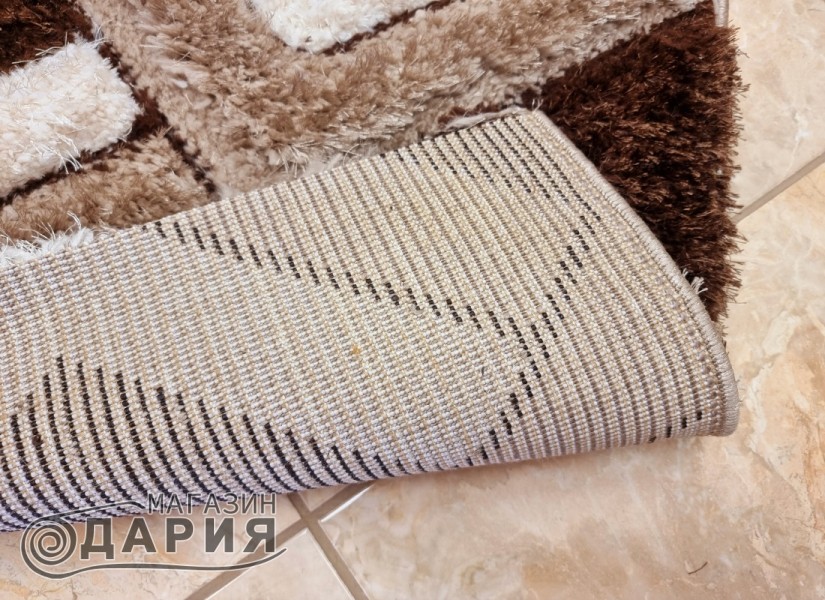 Тъкана пътека 3D SHAGGY GRANDE 400 brown